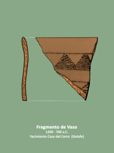 Casa del Cerro - fragmento de vaso